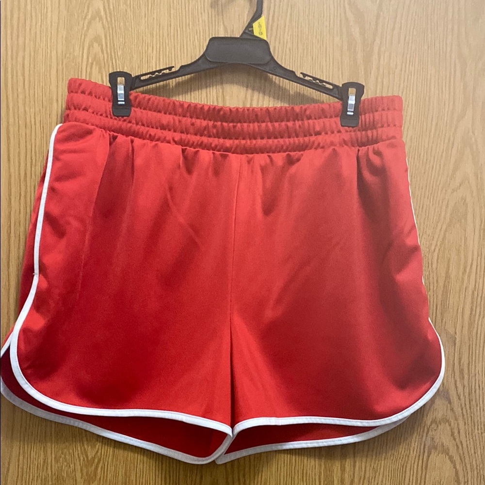 H&M Vibrant Red Athletic Shorts with Dolphin Hem - Picture 11 of 11